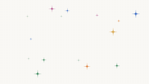 Twinkling stars